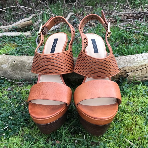 Rachel Zoe Rust Heels Fits Size 10 - Picture 2 of 12